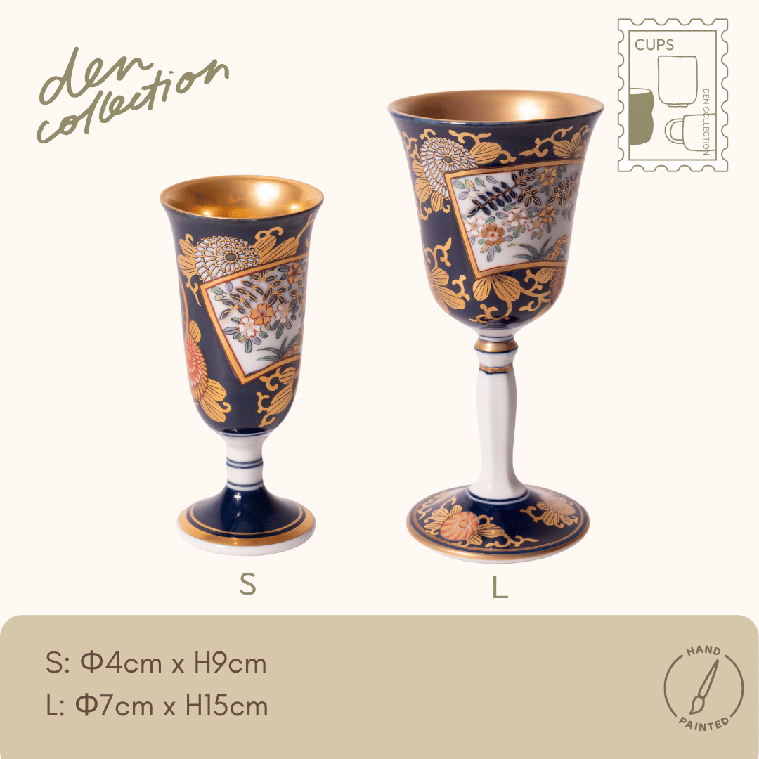 有田焼 ワインカップ 琳派古伊万里様式 / Arita Rinpa Ko-Imari Wine Cup