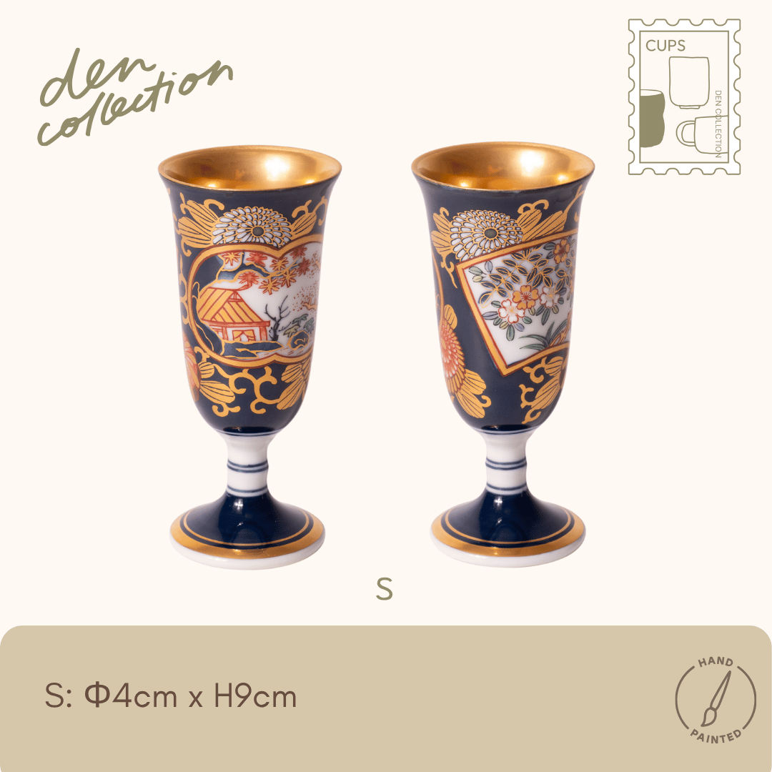 有田焼 ワインカップ 琳派古伊万里様式 / Arita Rinpa Ko-Imari Wine Cup