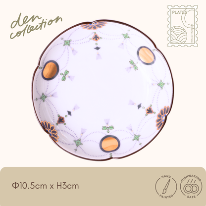 錦瓔珞文 小皿 箱入り