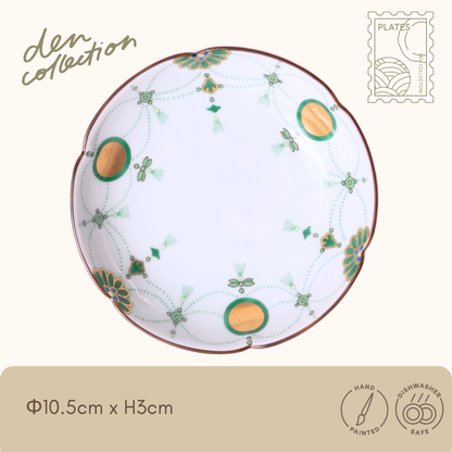 錦瓔珞文 小皿 箱入り