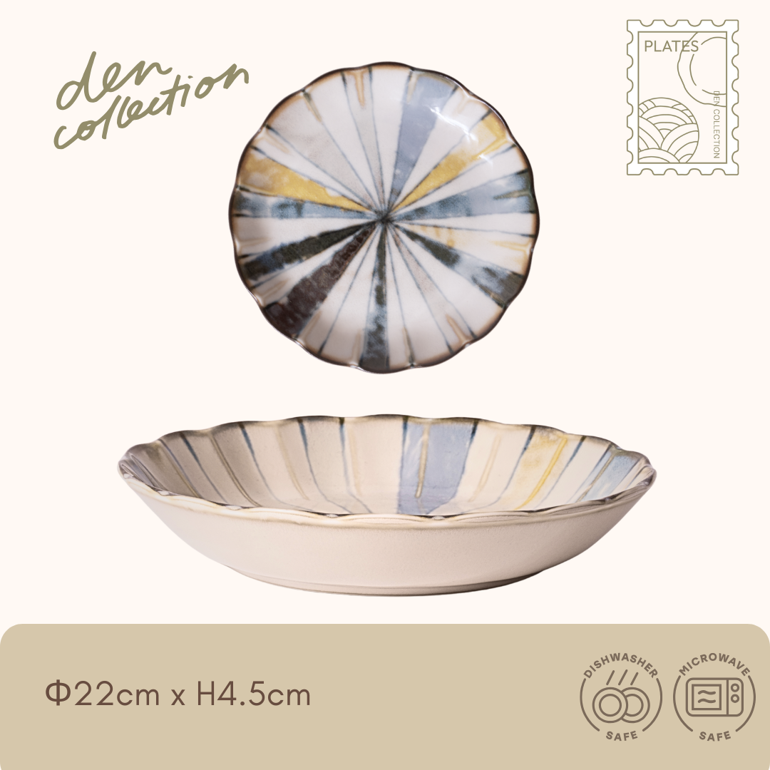 大正十草 深皿/Taisho Tokusa Deep Plate